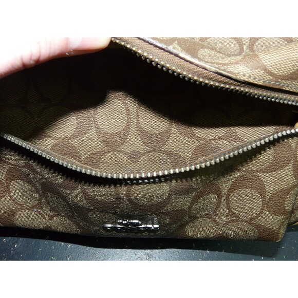 Coach Yellow & Khaki Medium Charlie Backpack in Signature Canvas THRASHED main image 12